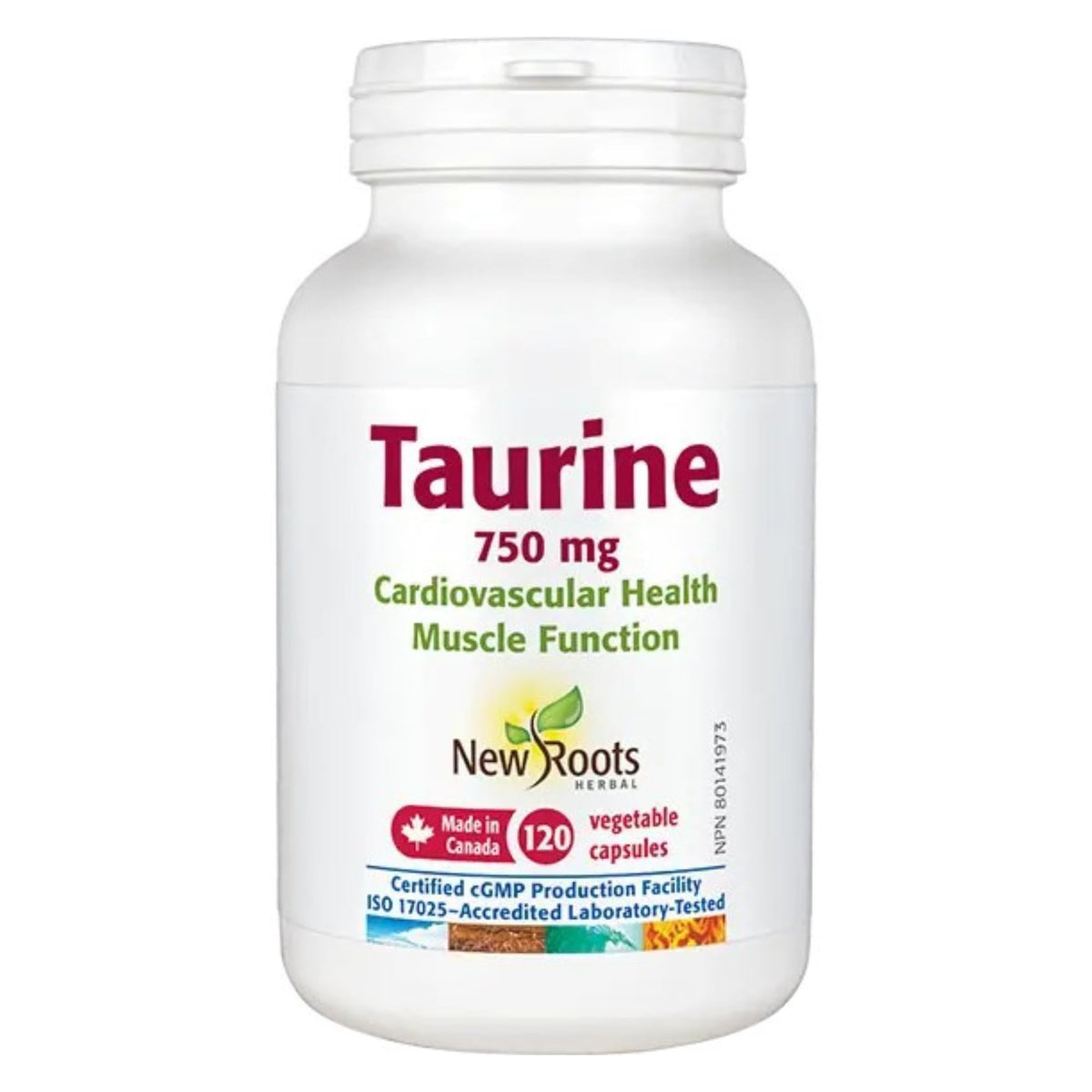 New Roots Herbal - Taurine 750 mg - 120 Veg Capsules