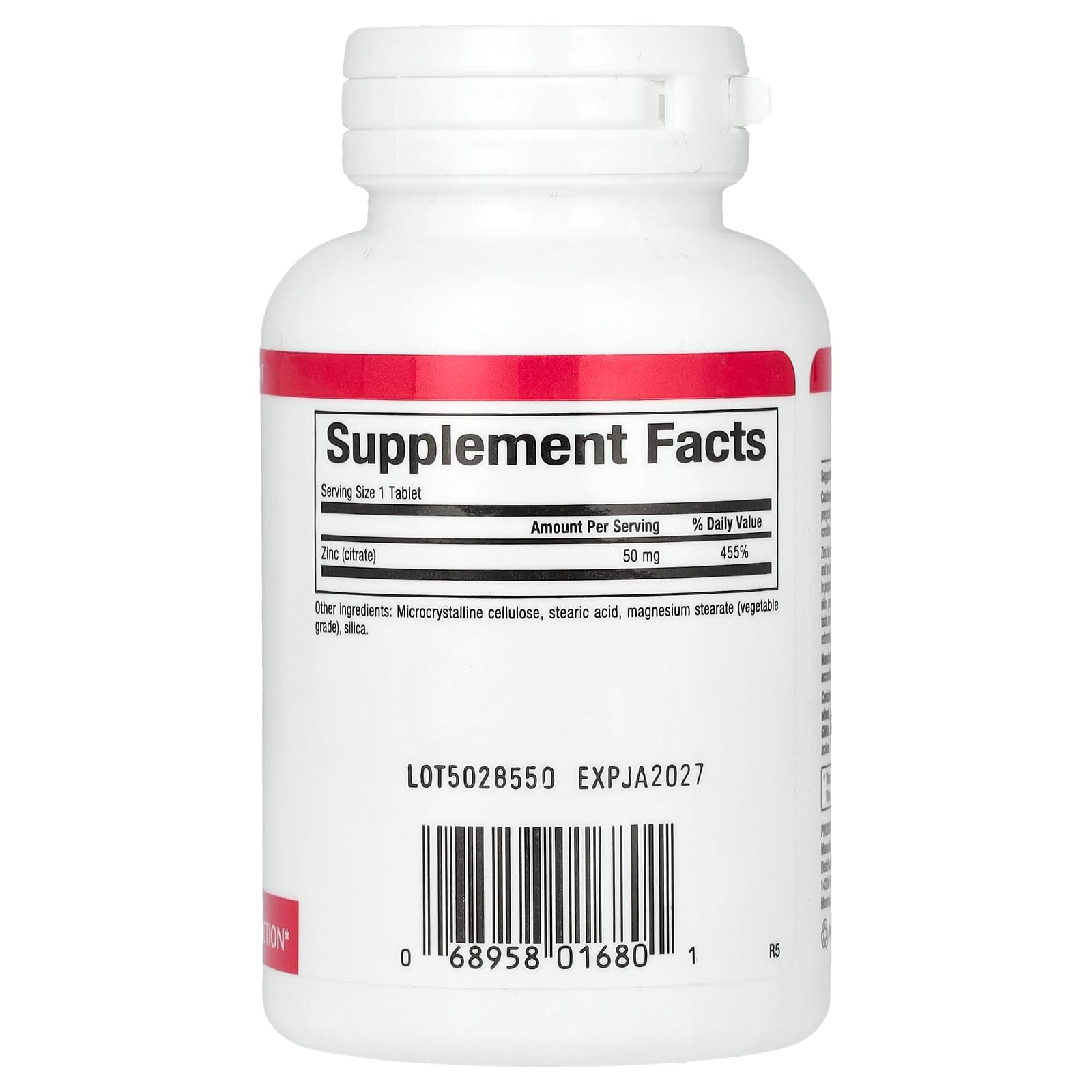 Natural Factors - Zinc Citrate 50 mg, 90 Tablets