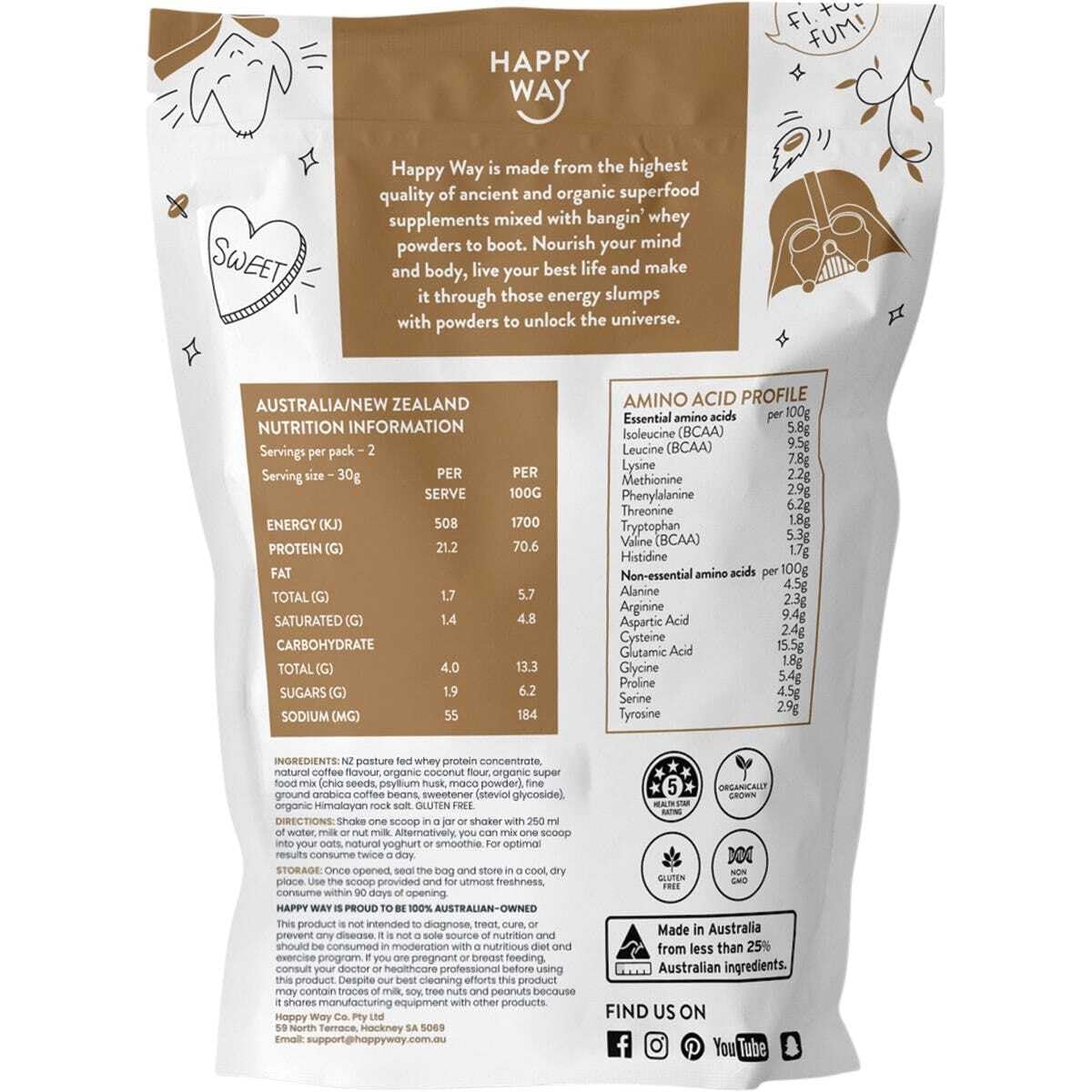 Happy Way Whey Protein Powder
