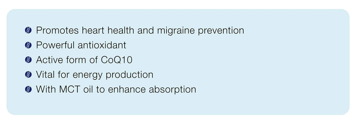 CanPrev Ubiquinol 100mg CoQ10 Supplement, 60 Softgels, 2-Month Supply