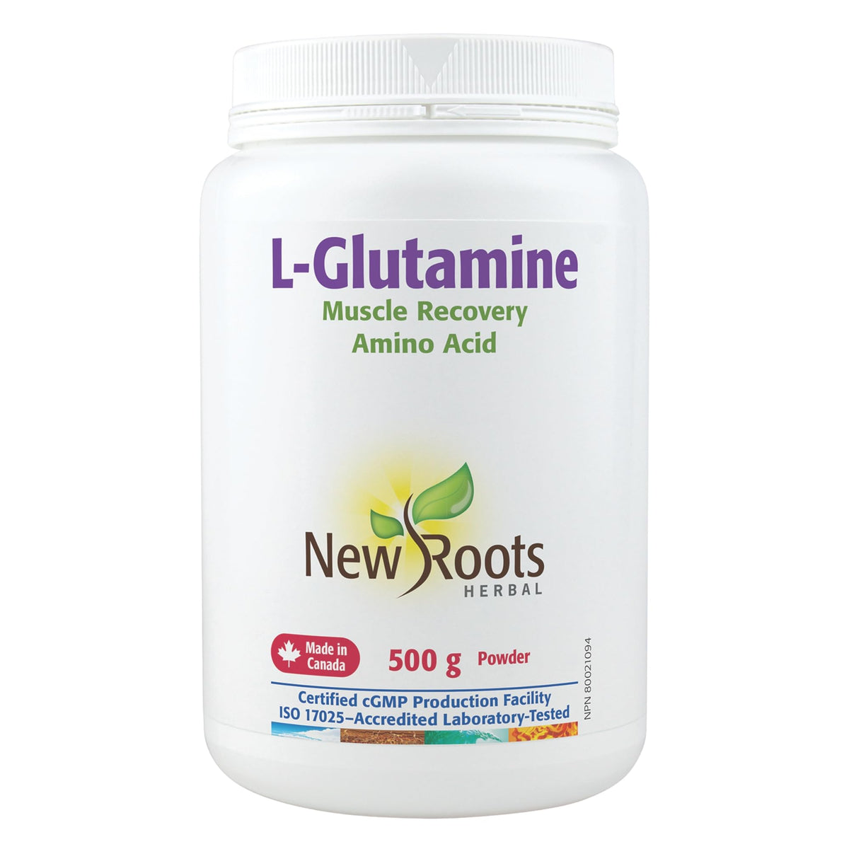 New Roots Herbal - L-Glutamine Powder - 500 g