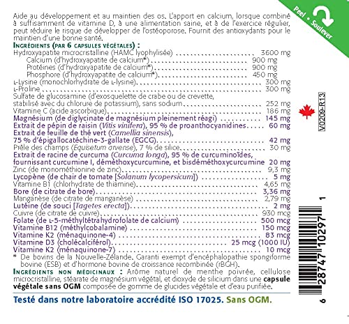 New Roots Herbal - Favorise le développement et le maintien du système squelettique - Favorise la densité et la solidité des os - Réduit l'incidence des fractures de fragilité