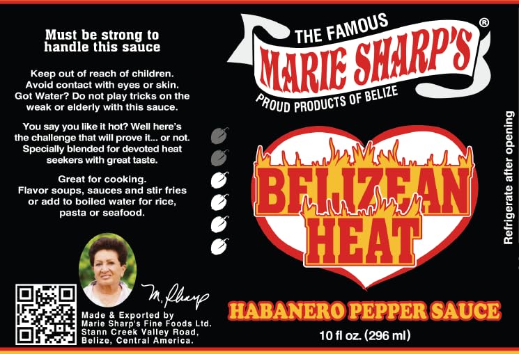 Marie Sharp's Belizean Heat Hot Sauce 10 oz. by Marie Sharp's [Foods]