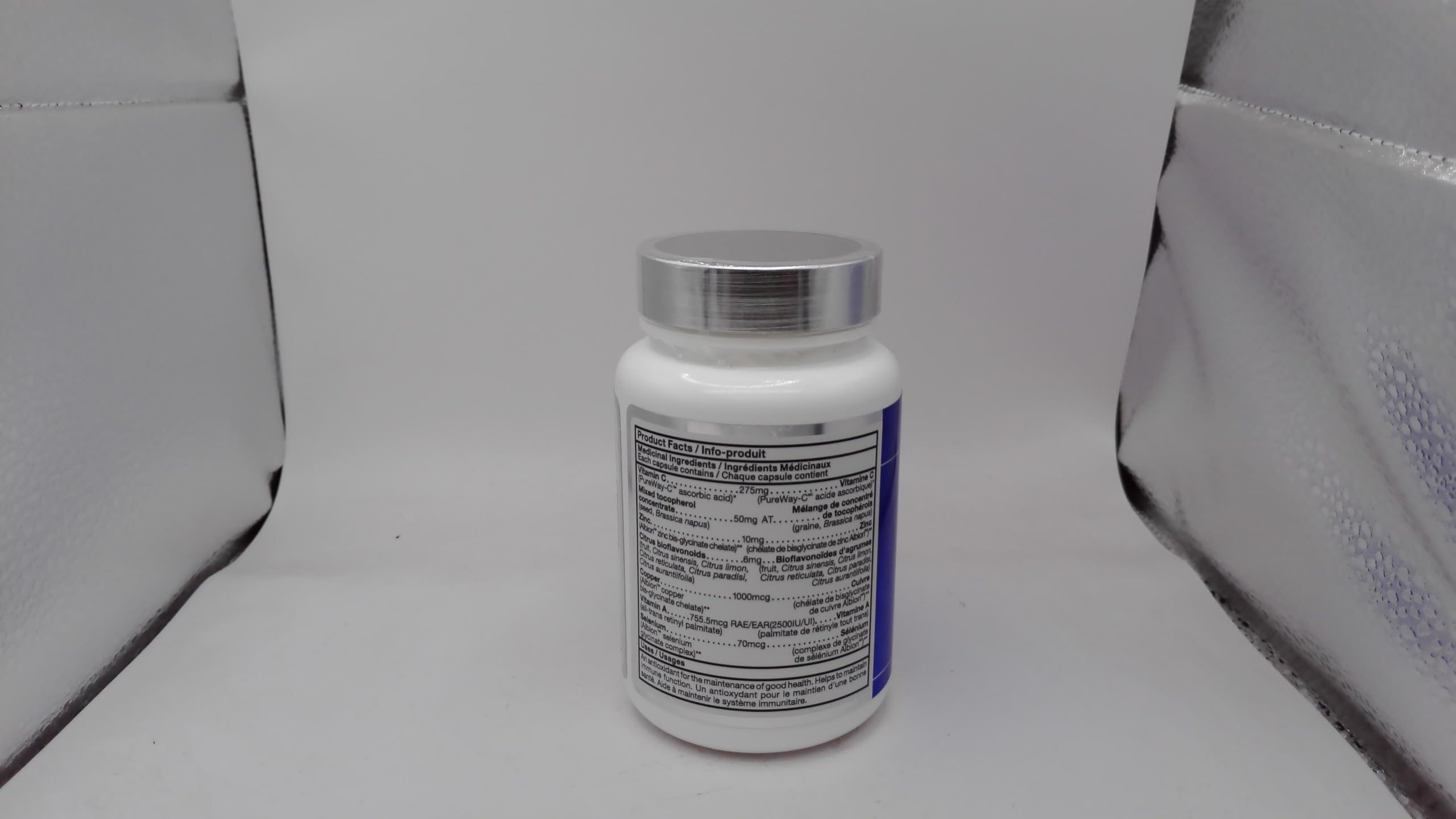CanPrev ACES + Zinc & Copper 90 Veg Capsules, 90-Day Supply, Complete Antioxidant Blend with Vitamins A, C, E, Selenium & Zinc, Supports Skin Radiance, Energy, Cellular Vitality, Vegan and Gluten-Free