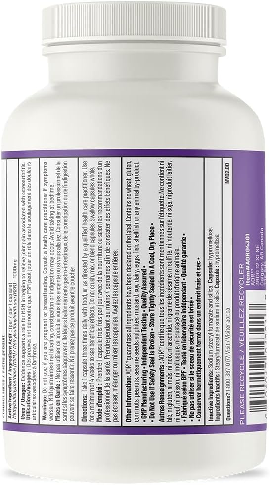 AOR - MSM 1000mg