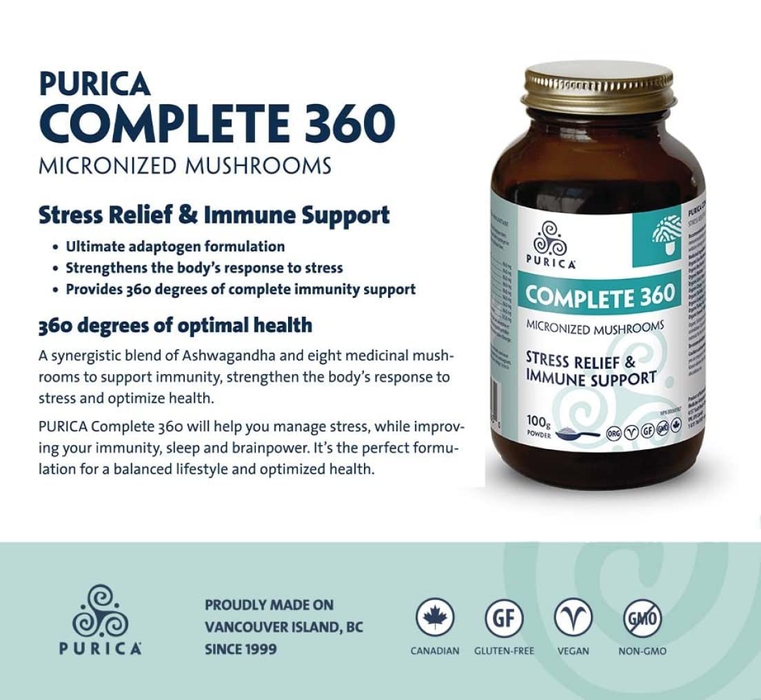 PURICA Complément biologique aux champignons 360