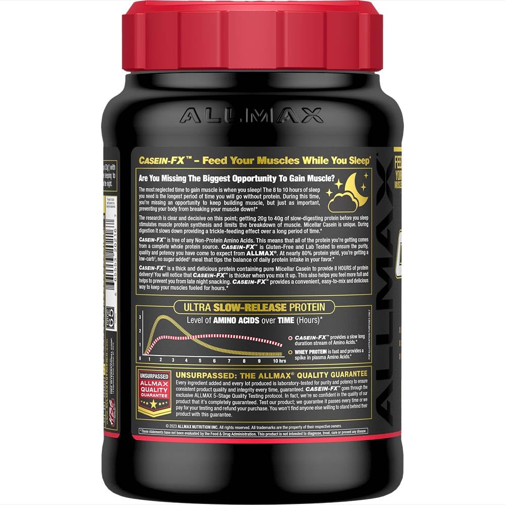 ALLMAX Nutrition - CaseinFX - 100% Casein Micellar Protein