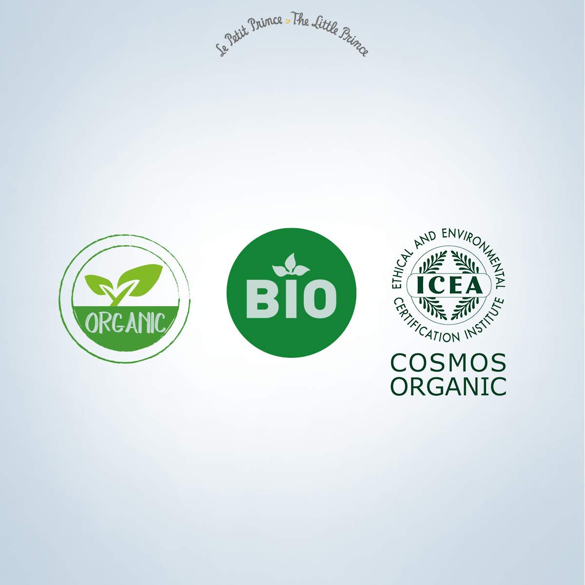 Le Petit Prince Baby Bath, 250ml, Organic Calendula & Aloe Vera Extracts, COSMOS Organic Certified, Gentle Tear-Free Formula, Ideal for Sensitive Skin, Suitable for Newborns and Up, Made in France