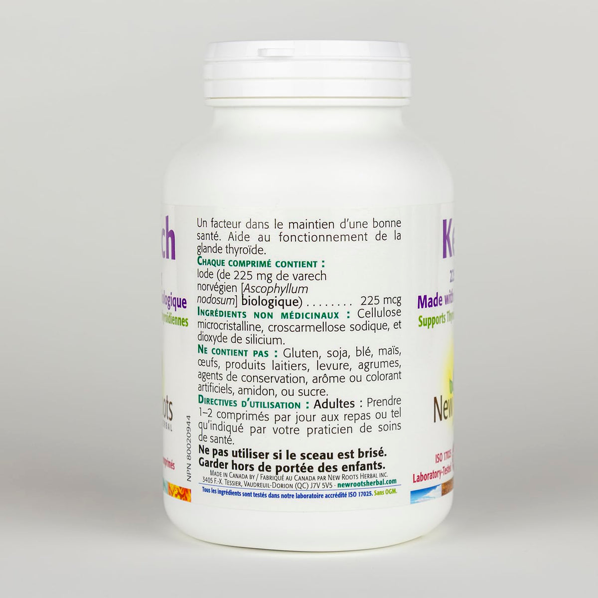 New Roots Herbal - Kelp 225 mg Made with Organic Kelp