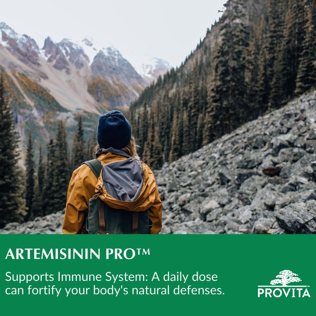 Artemisinin Pro™ - Remède par Provita | Artemisia Annua ou Armoise annuelle | Extrait 50:1 | Soutient le système immunitaire | Régule l'immunité | Basé sur la médecine traditionnelle chinoise
