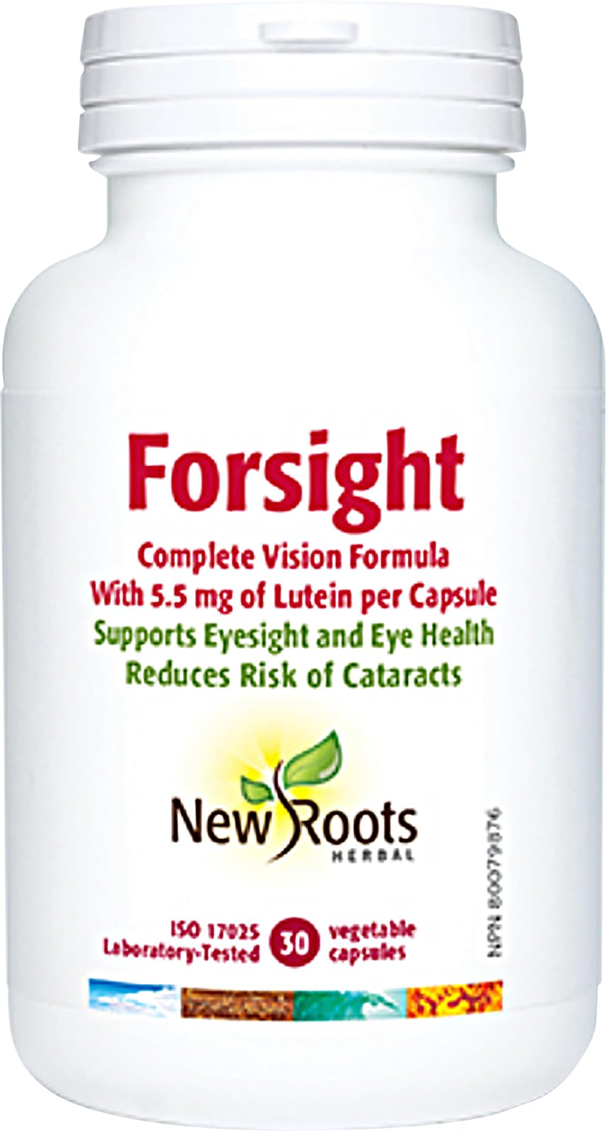 New Roots Herbal - Forsight Formule complète pour la vision 30 gélules - Soutient la vue et la santé oculaire