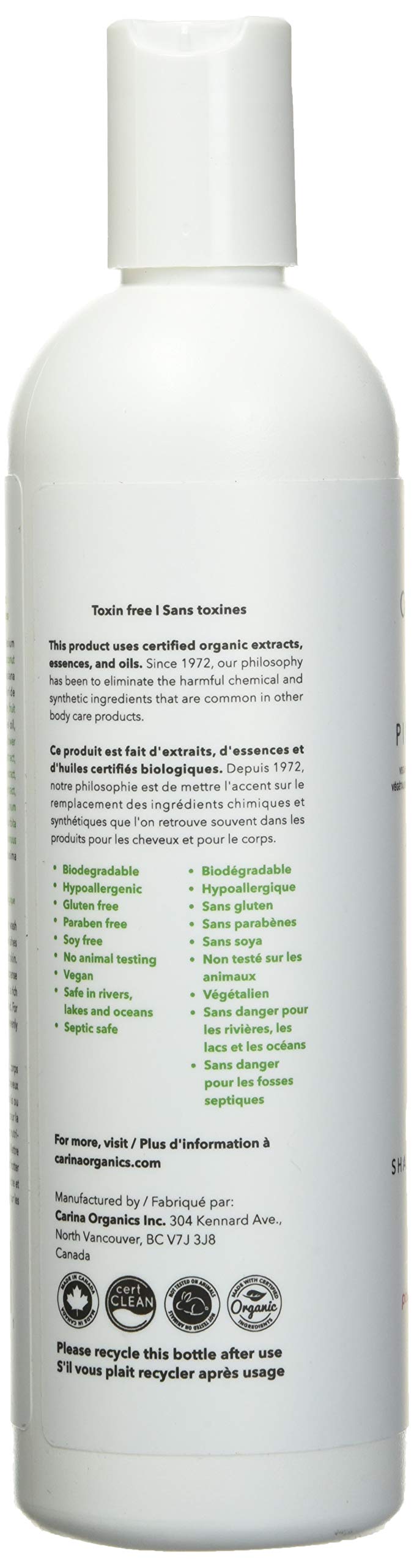 Carina Organics Pink Grapefruit Shampoo & Body Wash, 360 Milliliters