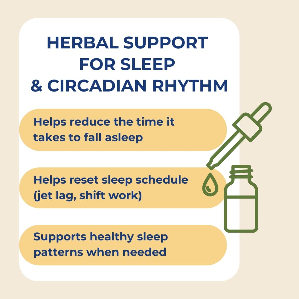 Nature’s Harmony Sleep Tight Liquid Melatonin 3 mg – Sleep Quality & Circadian Rhythm Support – Berry Flavour – 50 mL Liquid Drops
