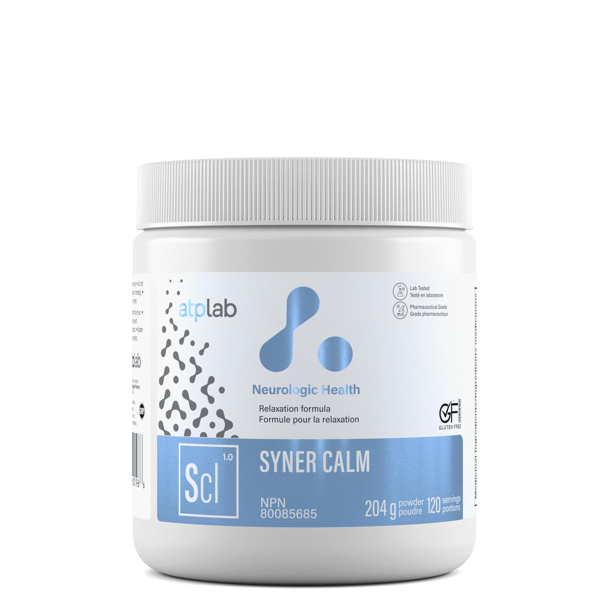 atplab Syner Calm Powder, Inositol L-Theanine, 204g, 120 Servings