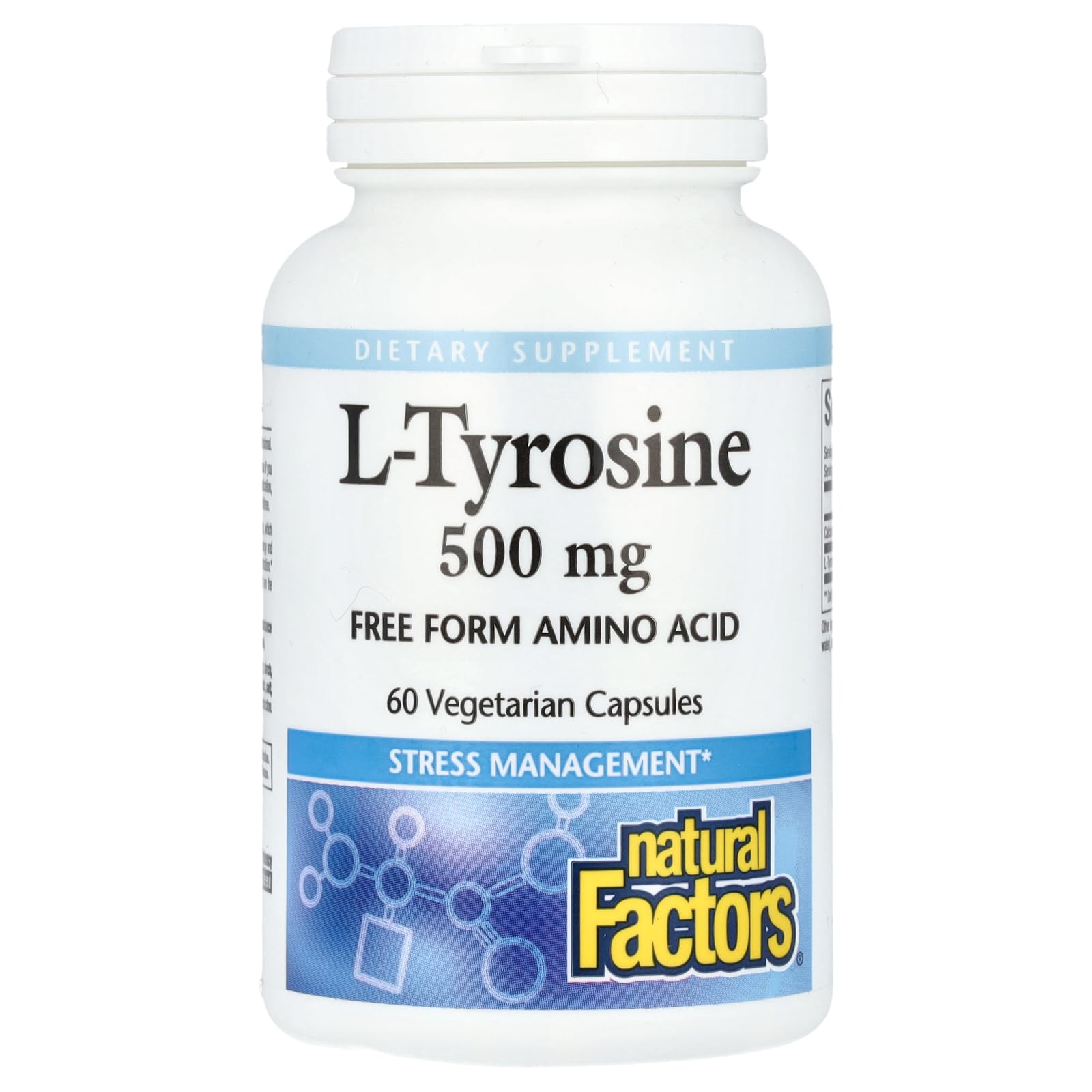 Natural Factors - L-Tyrosine 500mg, 60 vcaps