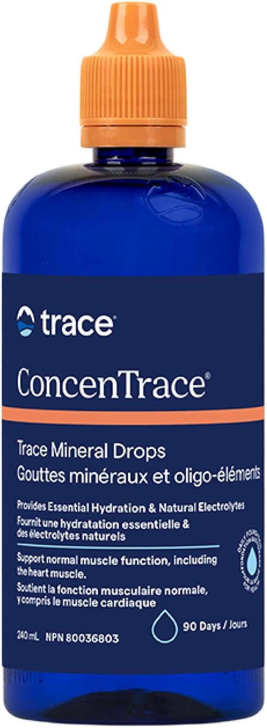 Trace Minerals ConcenTrace Drops, 240ml, 96 Day Supply, Unflavored