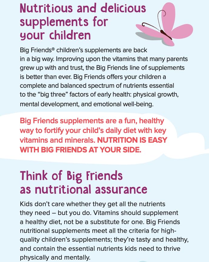 Natural Factors Big Friends KIDS Vitamin D3 400 IU, 250 Chewable Tablets, Berry Bunch, Allergen-Free, Sugar Free, Supports Healthy Immune System & Bone Health, Proudly Canadian