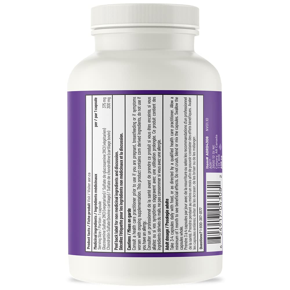 AOR Capsules de Glucosamine et Chondroïtine