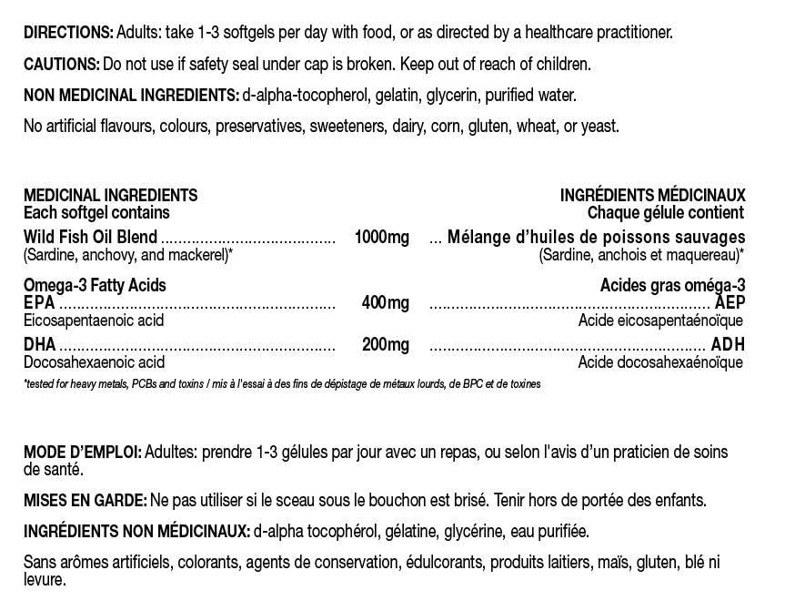 Orange Naturals Huile de poisson Oméga-3 - 90 gélules pour une meilleure santé cérébrale et cardiaque, acides gras essentiels triple concentration, sans OGM, haute teneur en EPA et DHA, soutient la fonction cognitive et le bien-être cardiaque