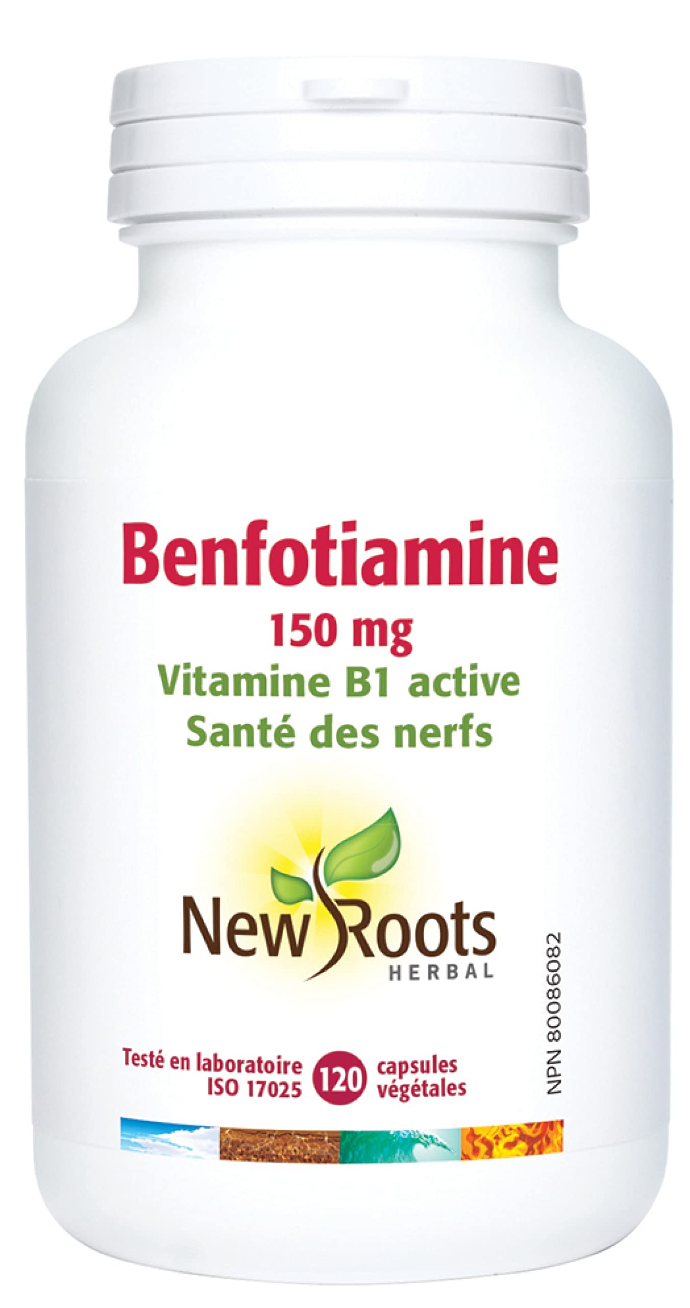 New Roots Herbal Benfotiamine Vitamine B1 150 mg