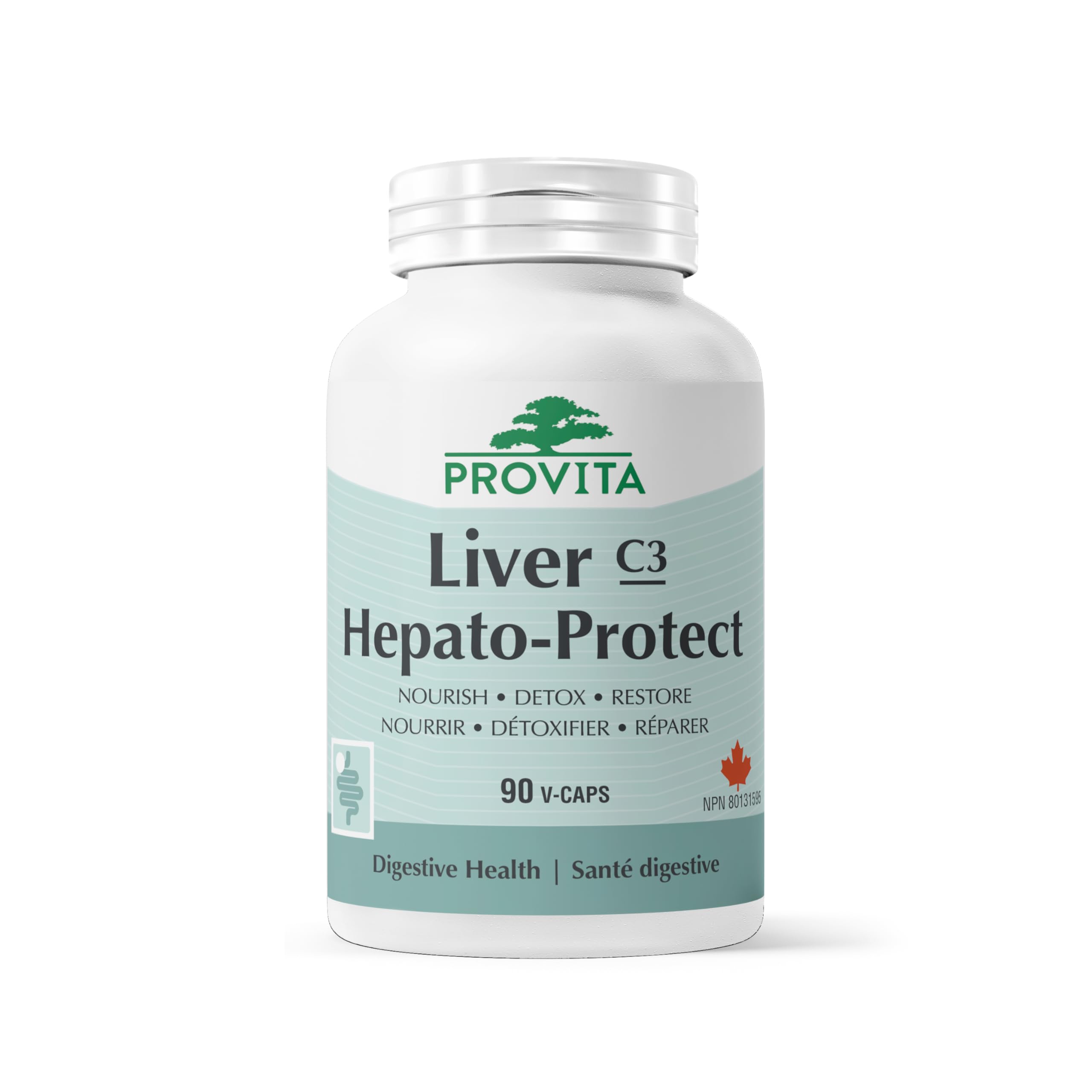 Provita Liver Hepato-Protect™ - Formule complète de détoxification et de régénération du foie - Végane et sans OGM