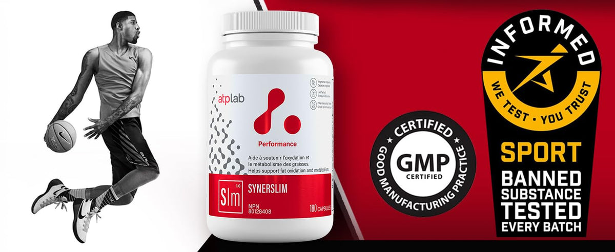 atplab Synerslim Capsules for Adults, GMO-Free, 180 Capsules, 30-Day Supply