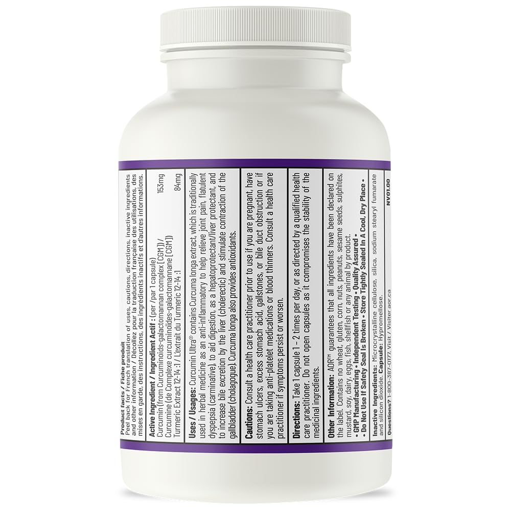 AOR - Curcumine Ultra 237mg, 60 capsules