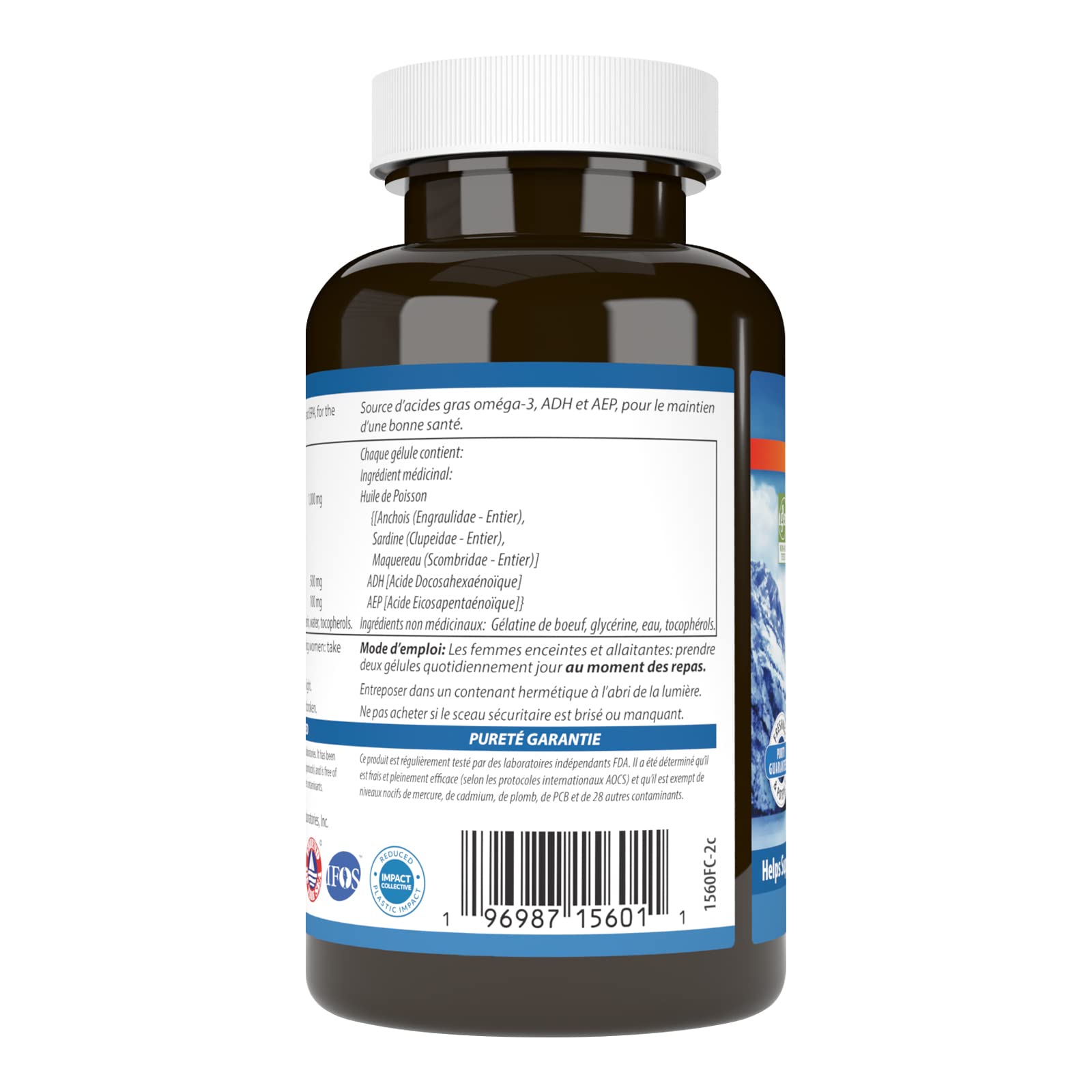 Carlson - Mother's DHA, 1,000 mg DHA, Healthy Baby and Mom, Prenatal Support, Sustainably Sourced, 60 Softgels