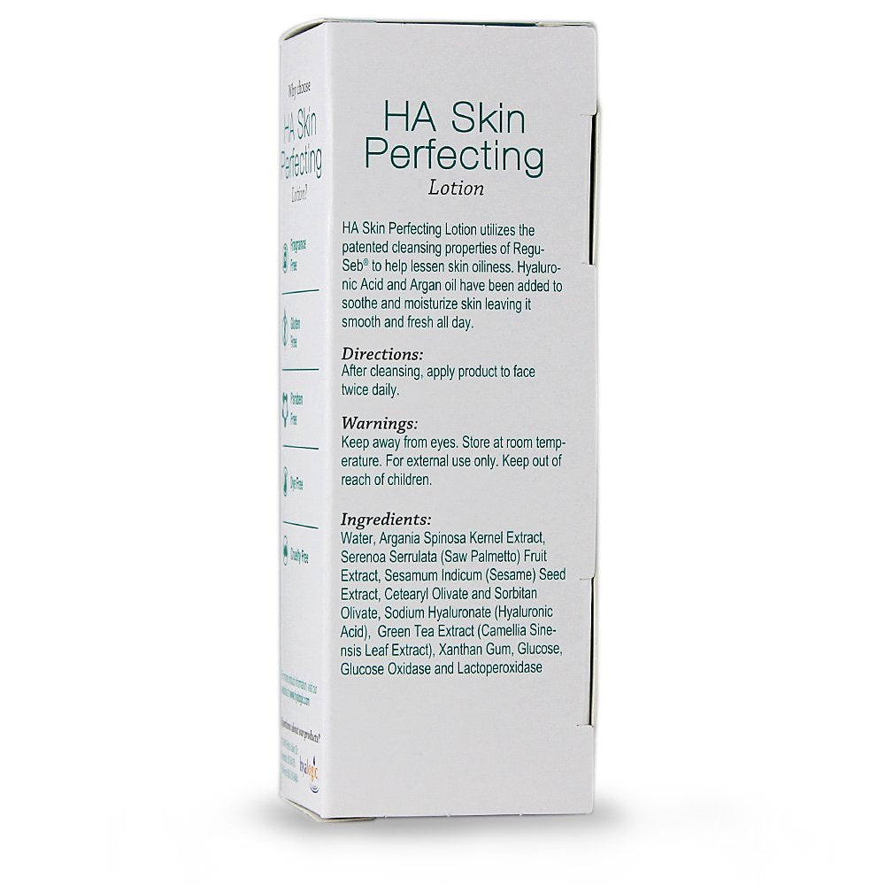 Hyalogic Episilk Hyaluronic Acid Skin Perfecting Lotion| Facial Cleansing Lotion W/Hyaluronic Acid & Regu-SEB to Control Skin Oiliness for Blemish & Break-Out Control |Renew Facial Treatment |1 Fl oz