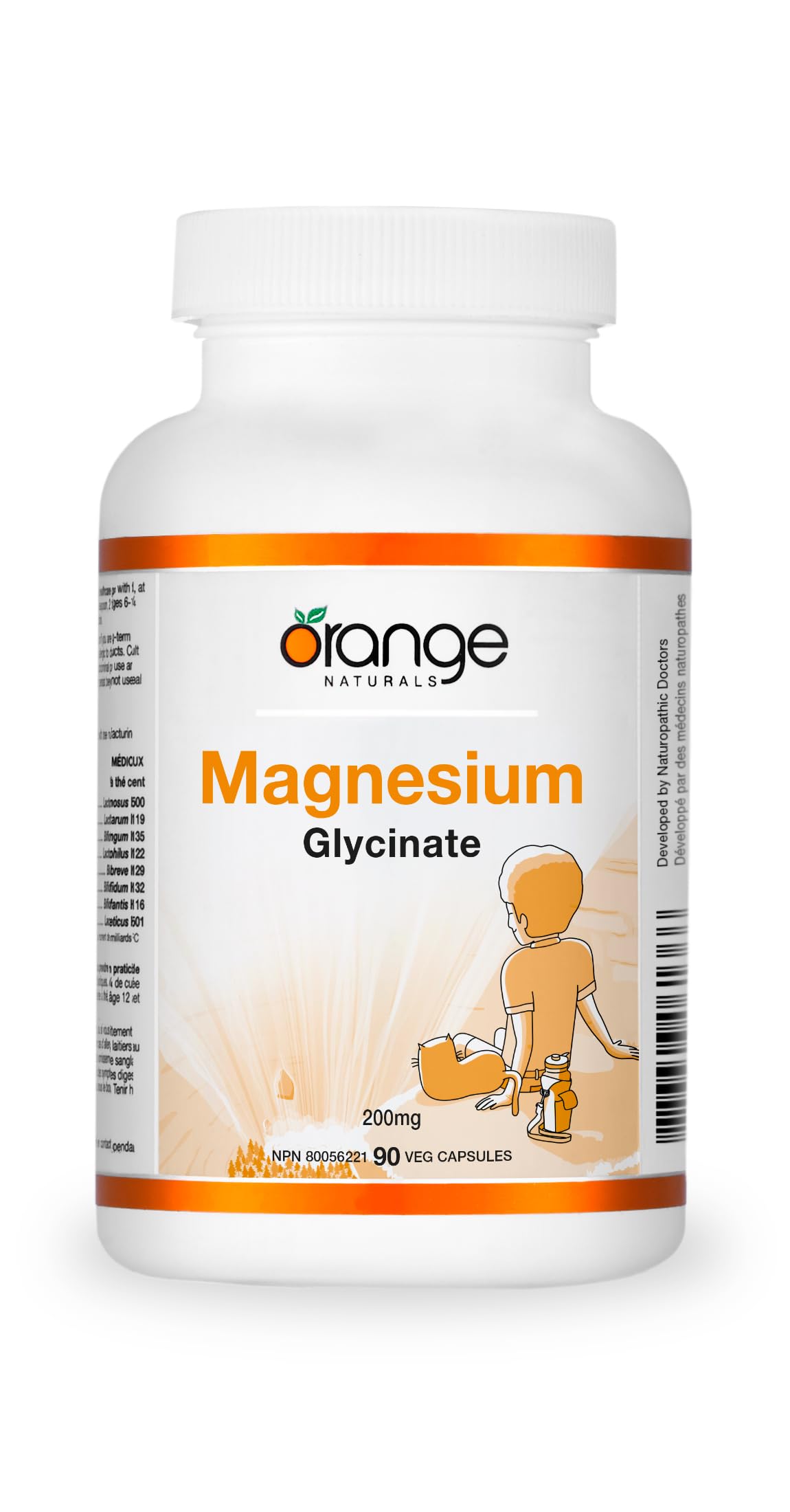 Orange Naturals Magnésium Glycinate 200mg