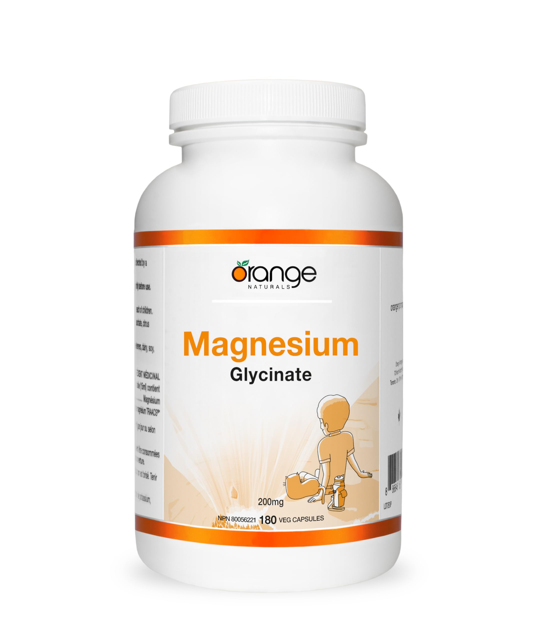 Orange Naturals Magnésium Glycinate 200mg