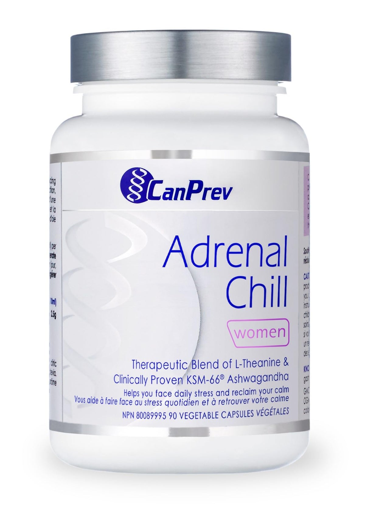 CanPrev Adrenal Chill Ashwagandha Supplement, 90 Capsules, 45 Day Supply