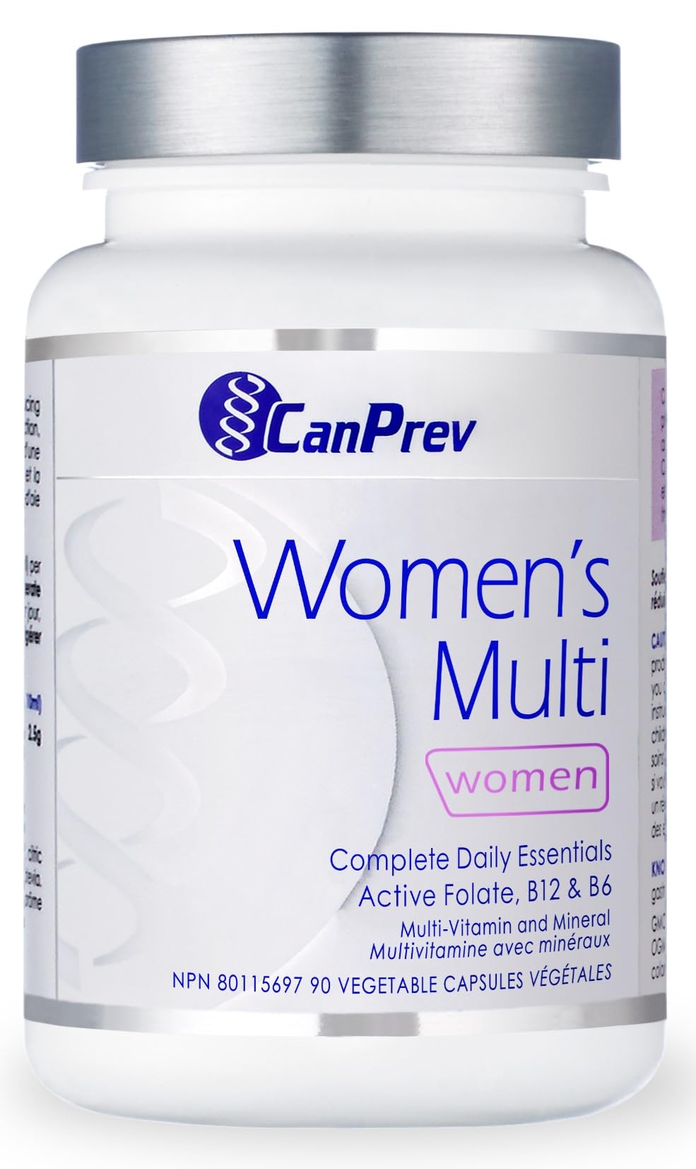 CanPrev Multivitamin & Iron, Women's Multi, Active B Vitamins, 90 Capsules