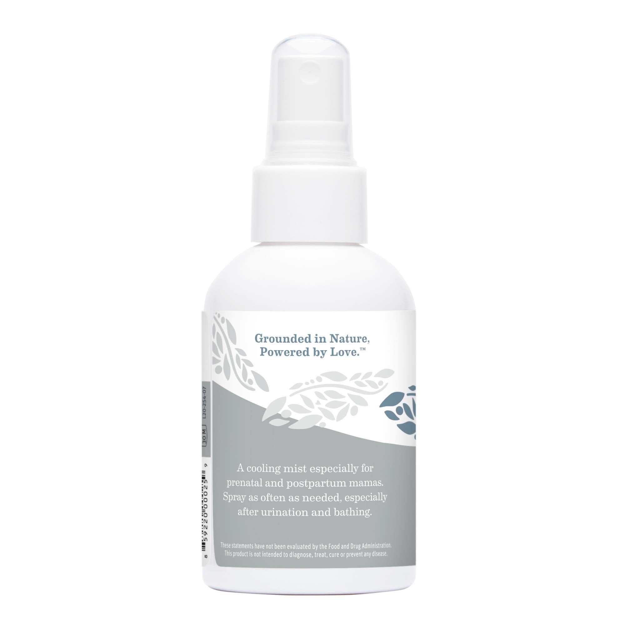 Earth Mama Herbal Perineal Spray | Safe for Pregnancy and Postpartum, Natural Cooling Spray for After Birth, Benzocaine and Butane-Free, 120 ml