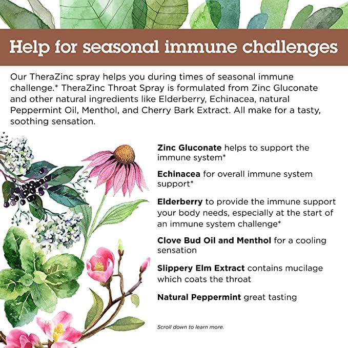 Quantum Health, TheraZinc Spray, 4 Ounce