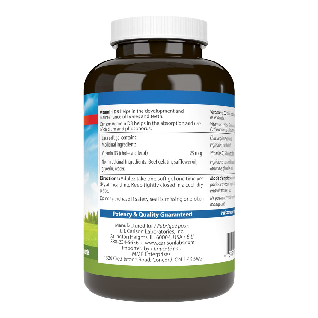 Carlson Vitamin D3 IU