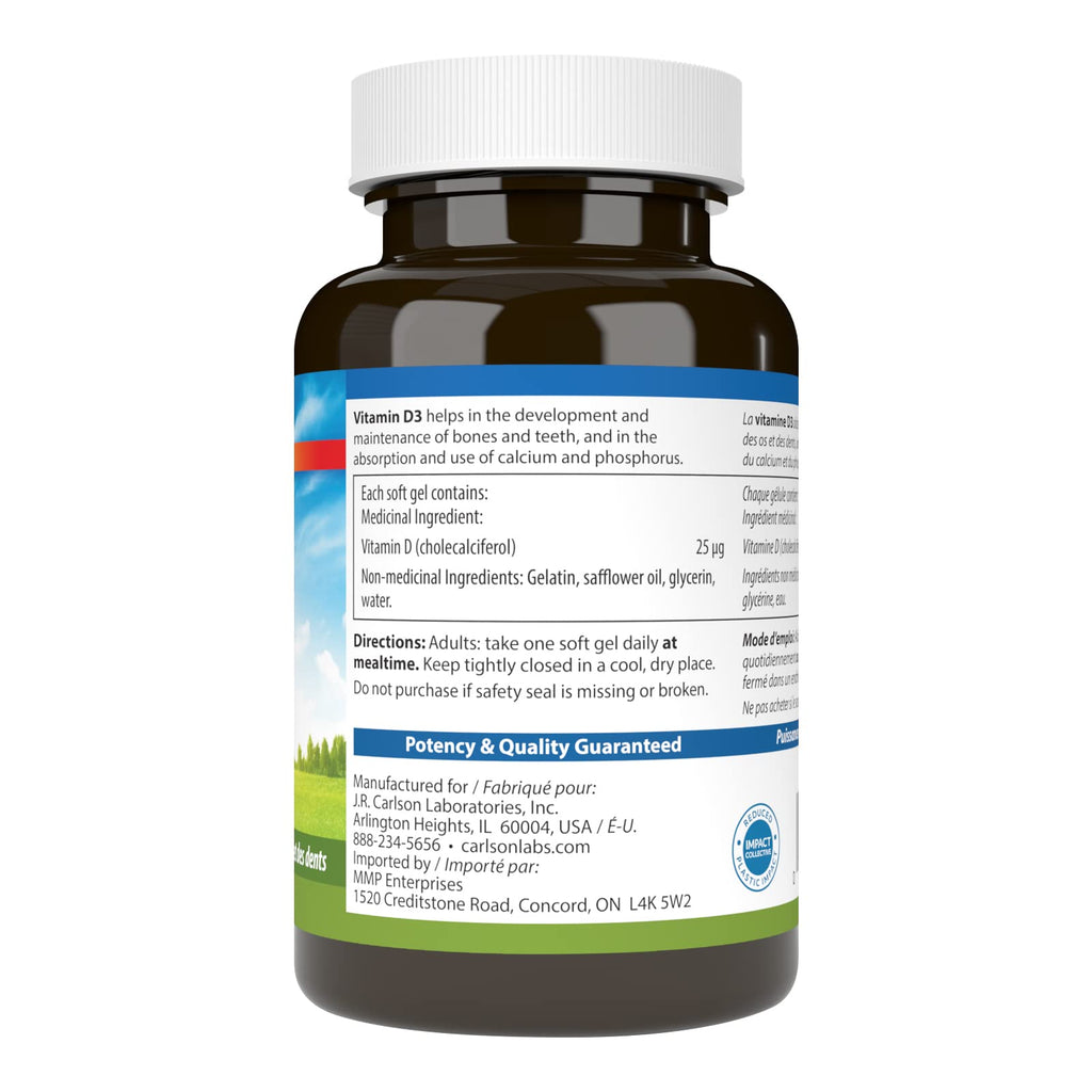 Carlson Vitamin D3 IU