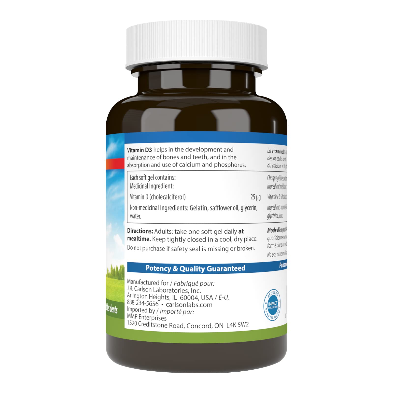 Carlson Vitamin D3 IU