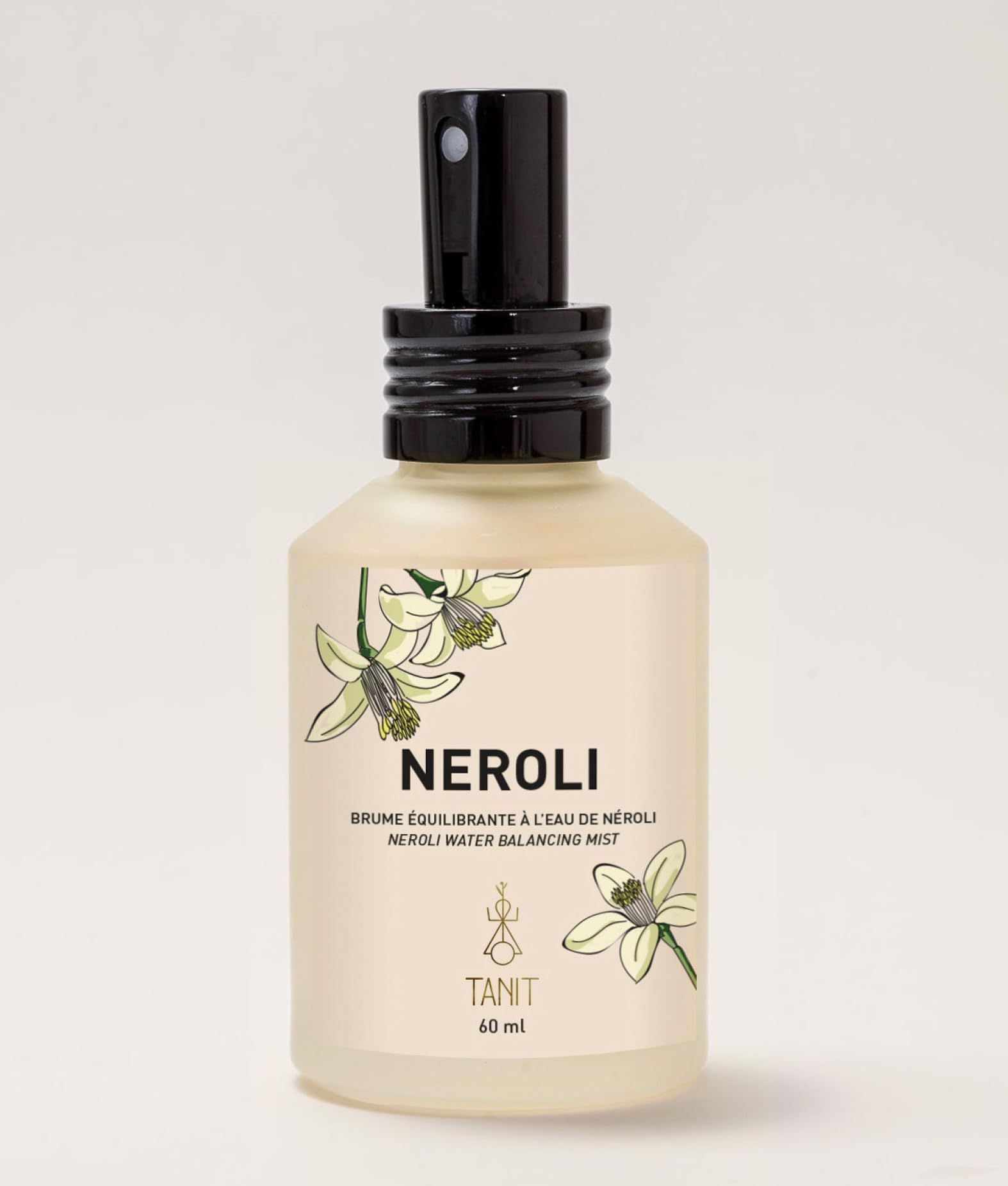 TANIT - Eau de Fleur d'Oranger Biologique - Hydrolat de Néroli 100% Pur et Naturel - Vegan - Citrus Aurantium (Néroli) Water - Brume Corporelle et Spray Tonifiant - Fraîcheur Instantanée (60ml)