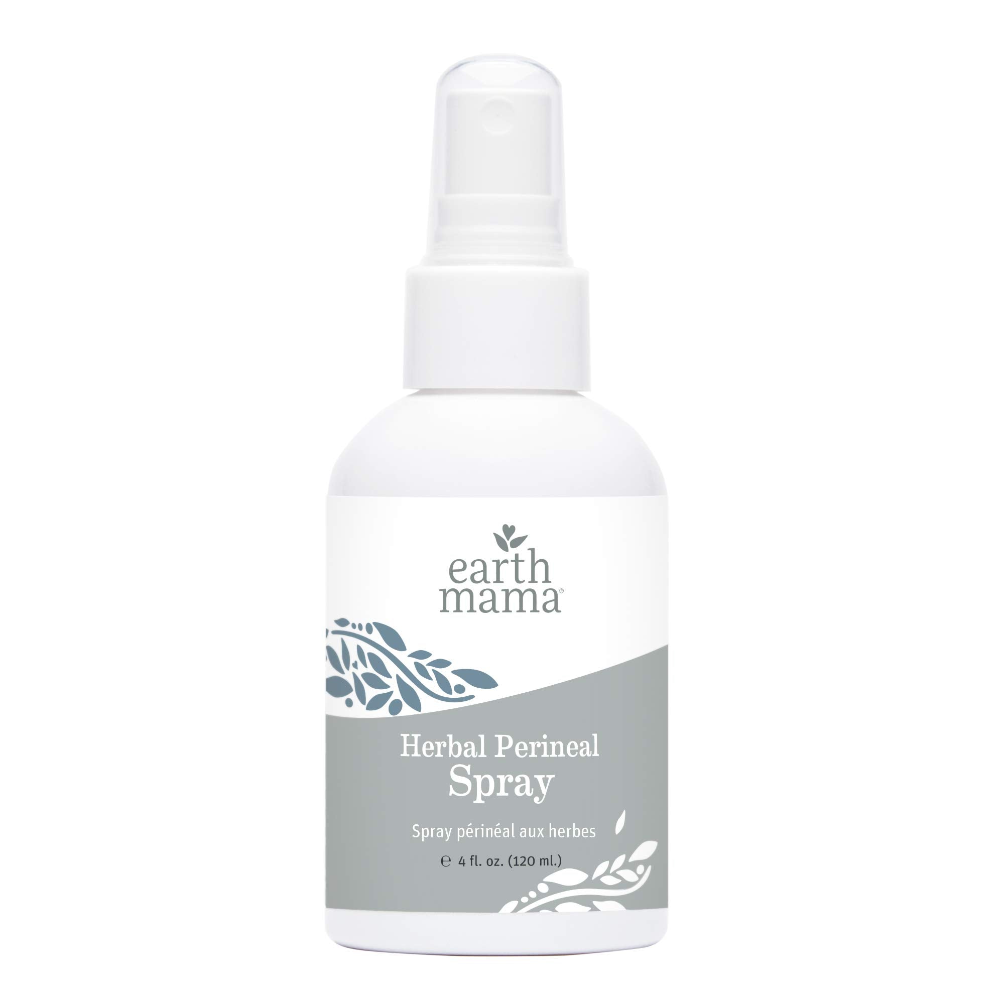 Earth Mama Herbal Perineal Spray | Safe for Pregnancy and Postpartum, Natural Cooling Spray for After Birth, Benzocaine and Butane-Free, 120 ml