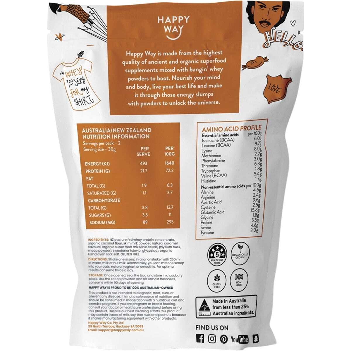 Happy Way Whey Protein Powder