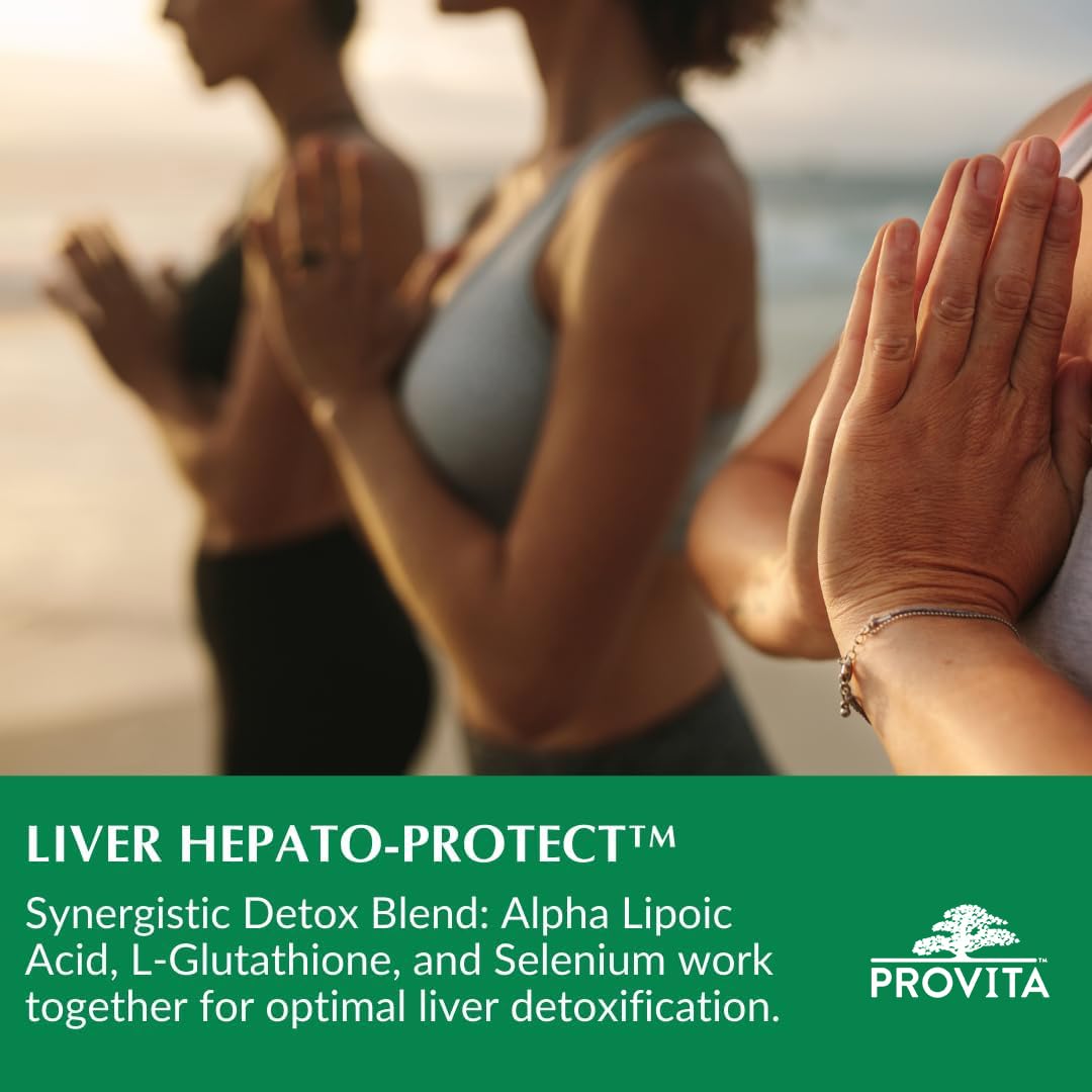 Provita Liver Hepato-Protect™ - Formule complète de détoxification et de régénération du foie - Végane et sans OGM