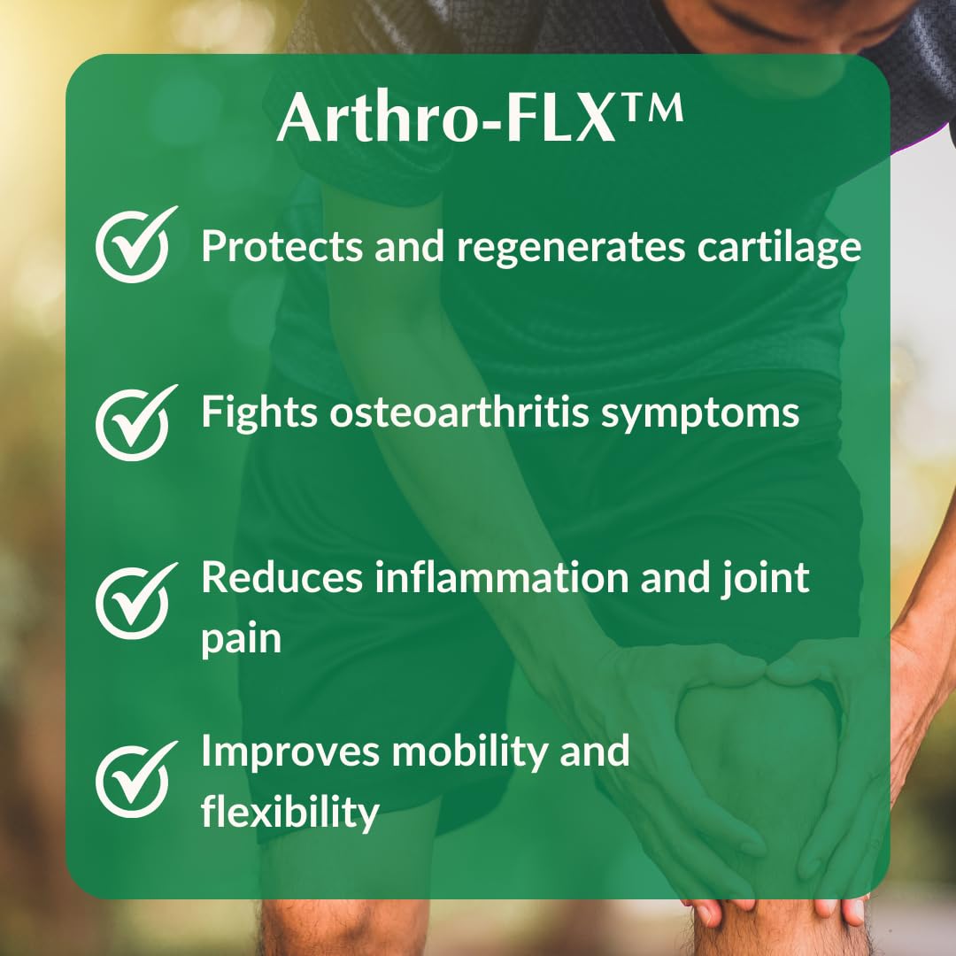 Provita Arthro-FLX Forte : Soutien optimal pour la santé des articulations - Soulage l'arthrose et les douleurs articulaires, améliore la mobilité (120 gélules)