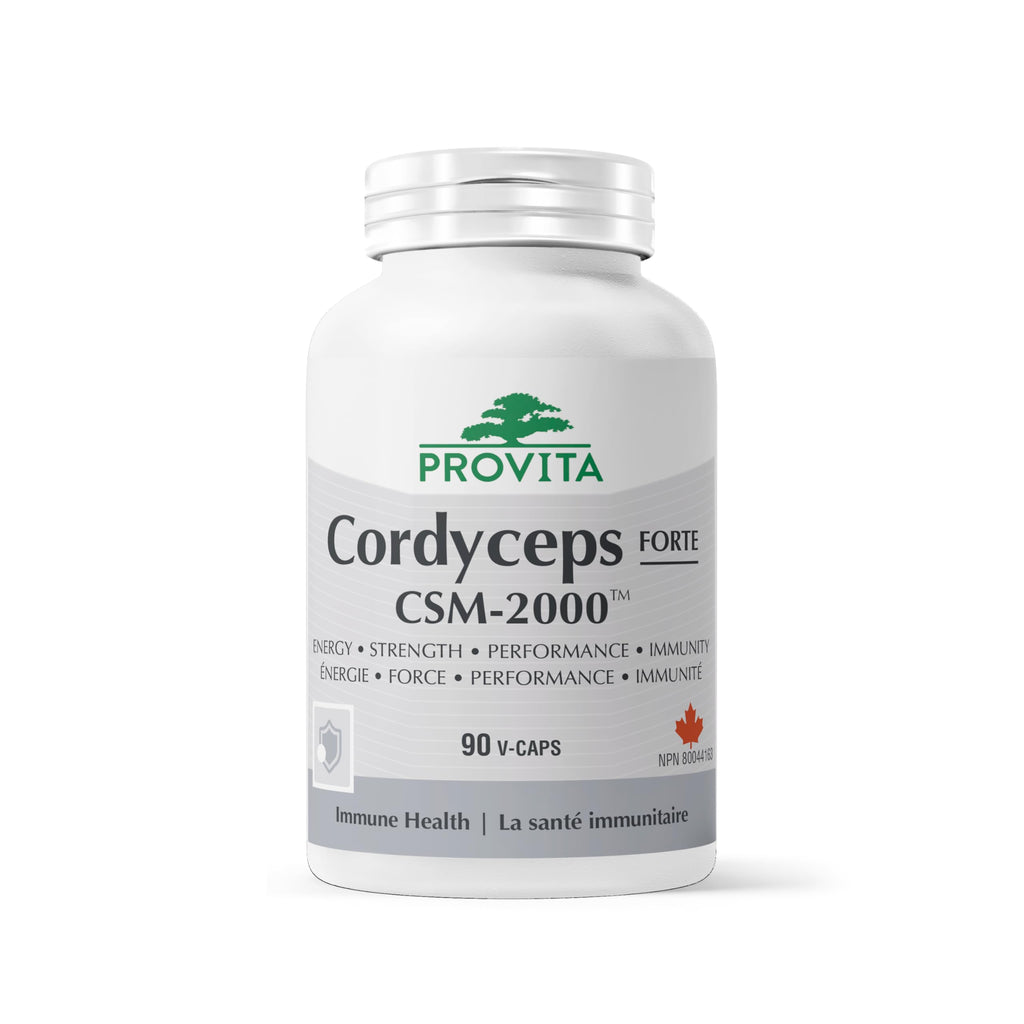 Cordyceps CSM-2000 - high potency - 90 caps - Made in Canada by Provita
