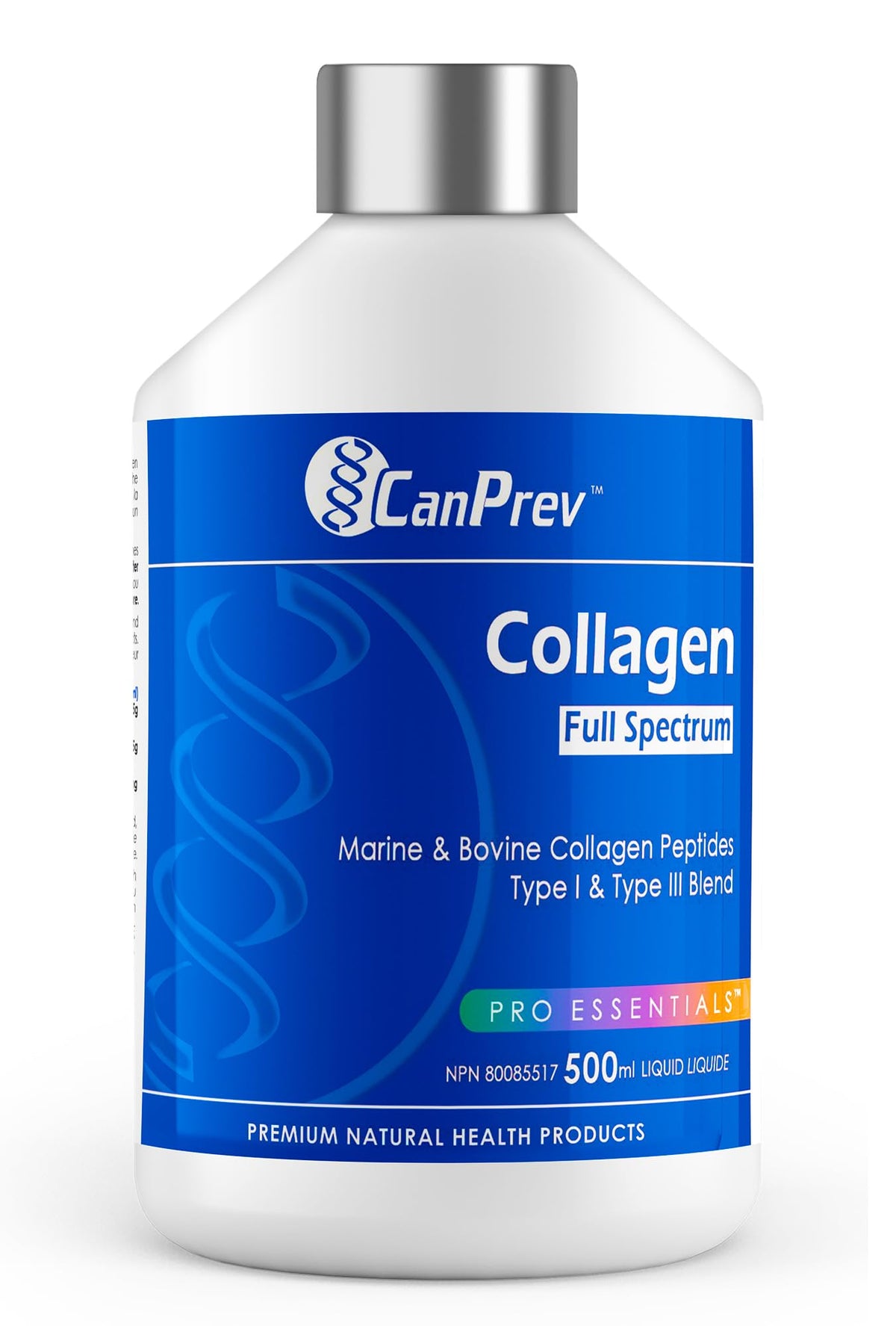 CanPrev Liquid Collagen, Marine & Bovine, Unflavoured, 500 ml, 33 Servings