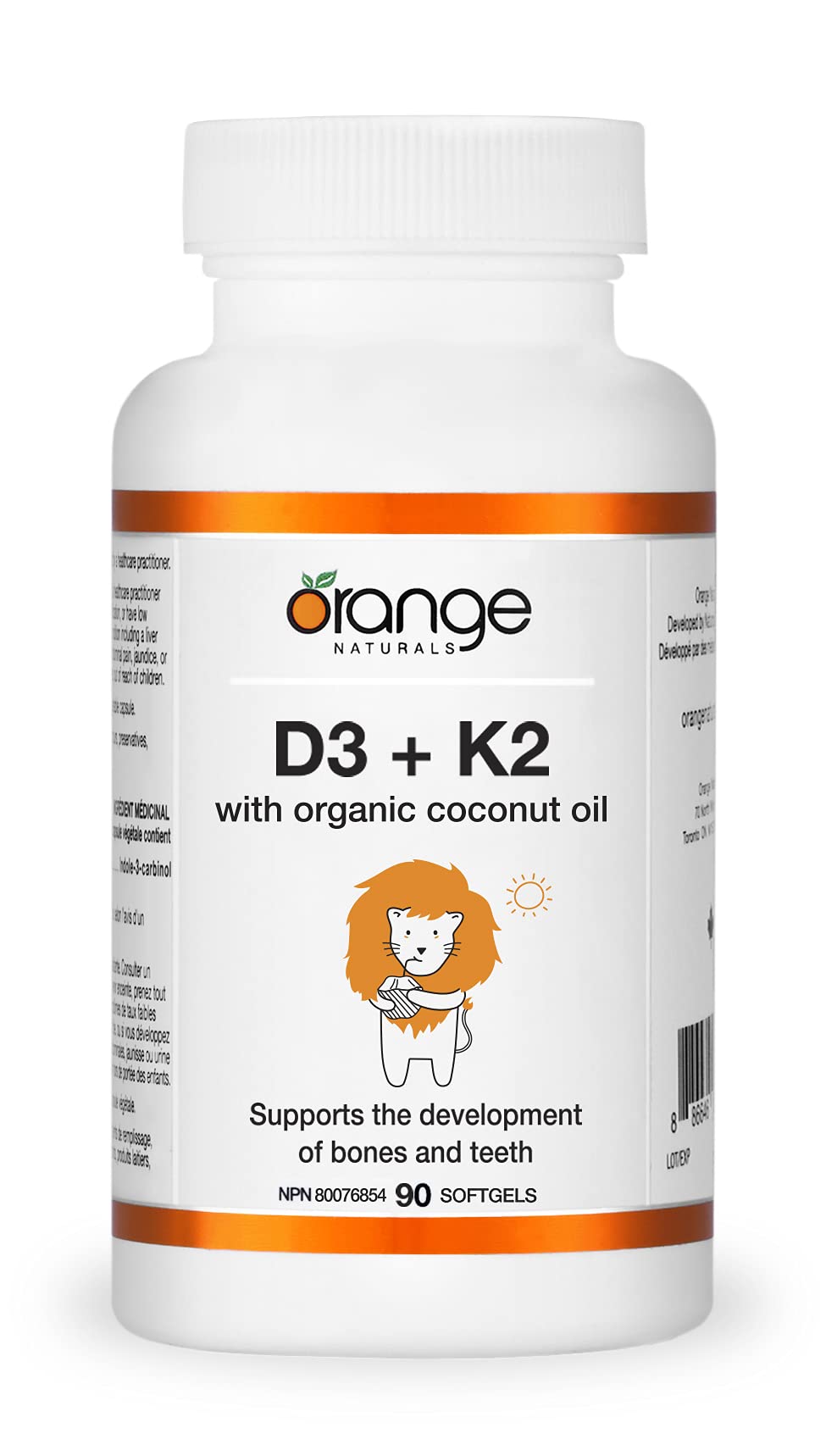 Orange Naturals - Vitamine D3+K2