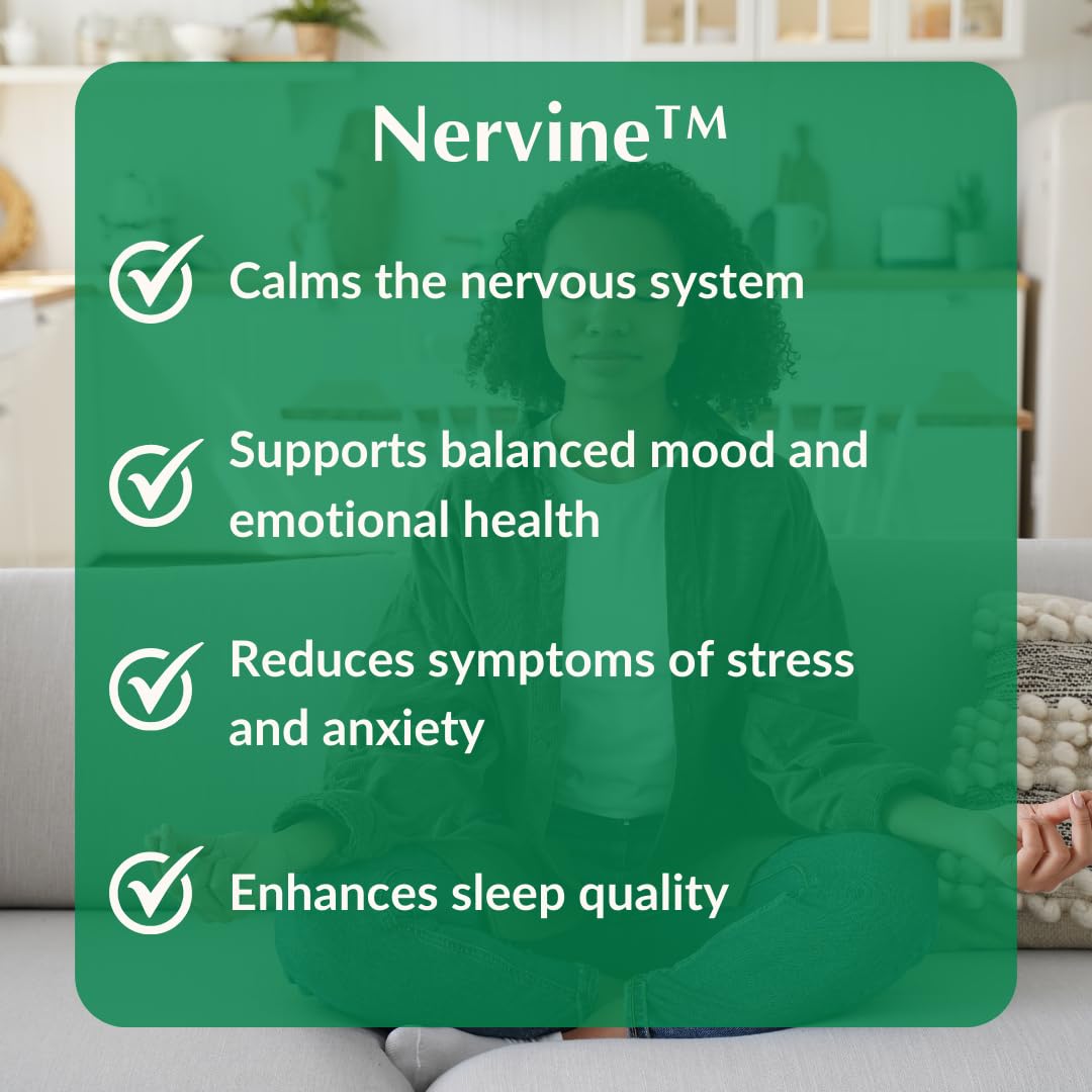 Provita Nervine : Soutien Herbal contre le Stress, l'Anxiété et les Troubles du Sommeil (60 Gélules)