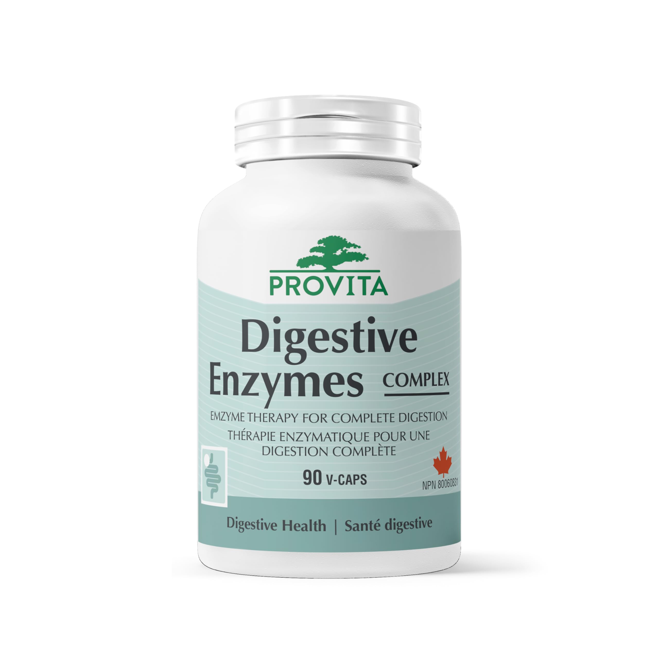 Digestive Enzymes Complex by Provita Nutrition (Canadian Made) 90 Vegetarian Capsules