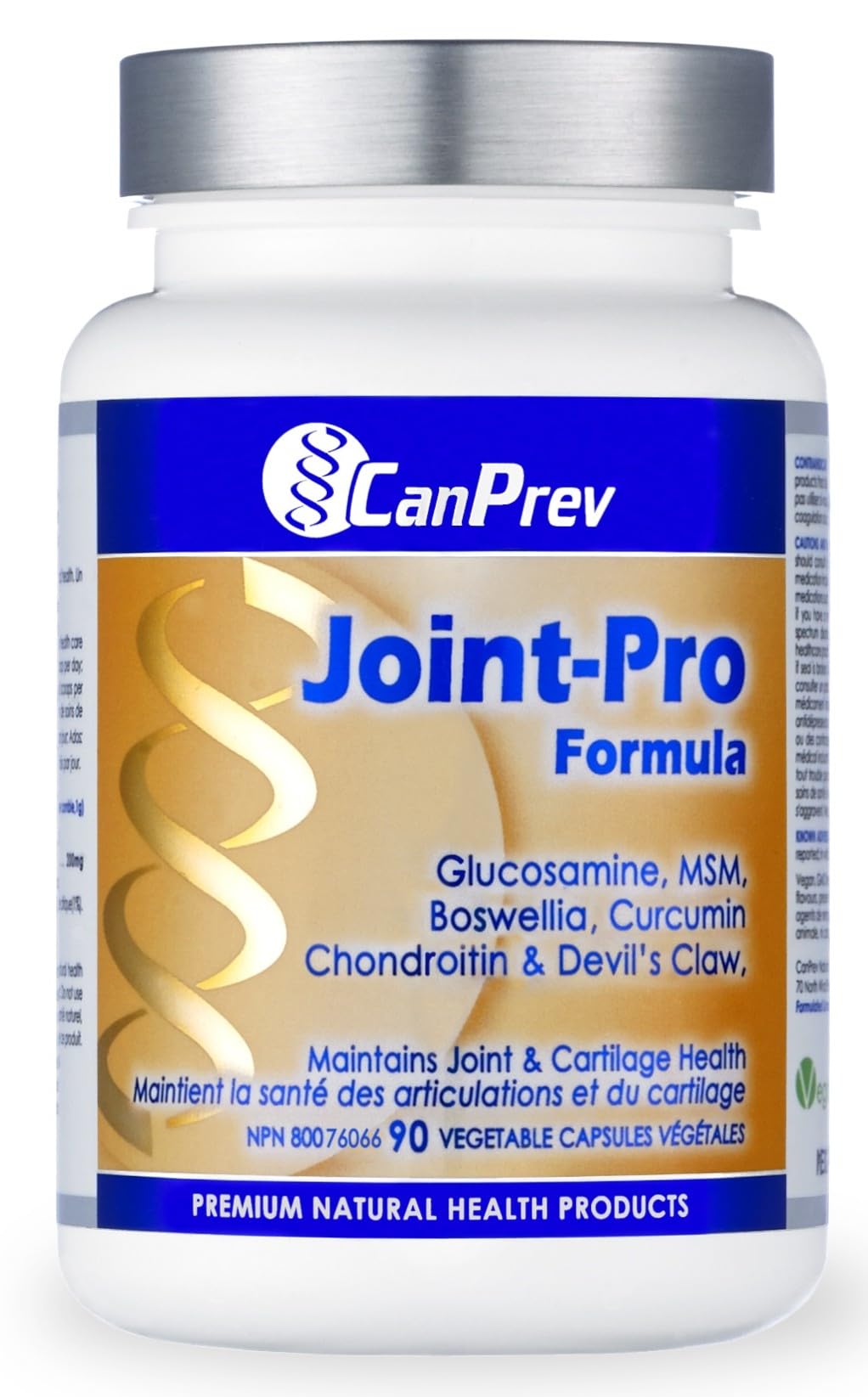 CanPrev Joint-Pro Formula, Joint Supplement, Curcumin, Non-GMO, 90 Capsules