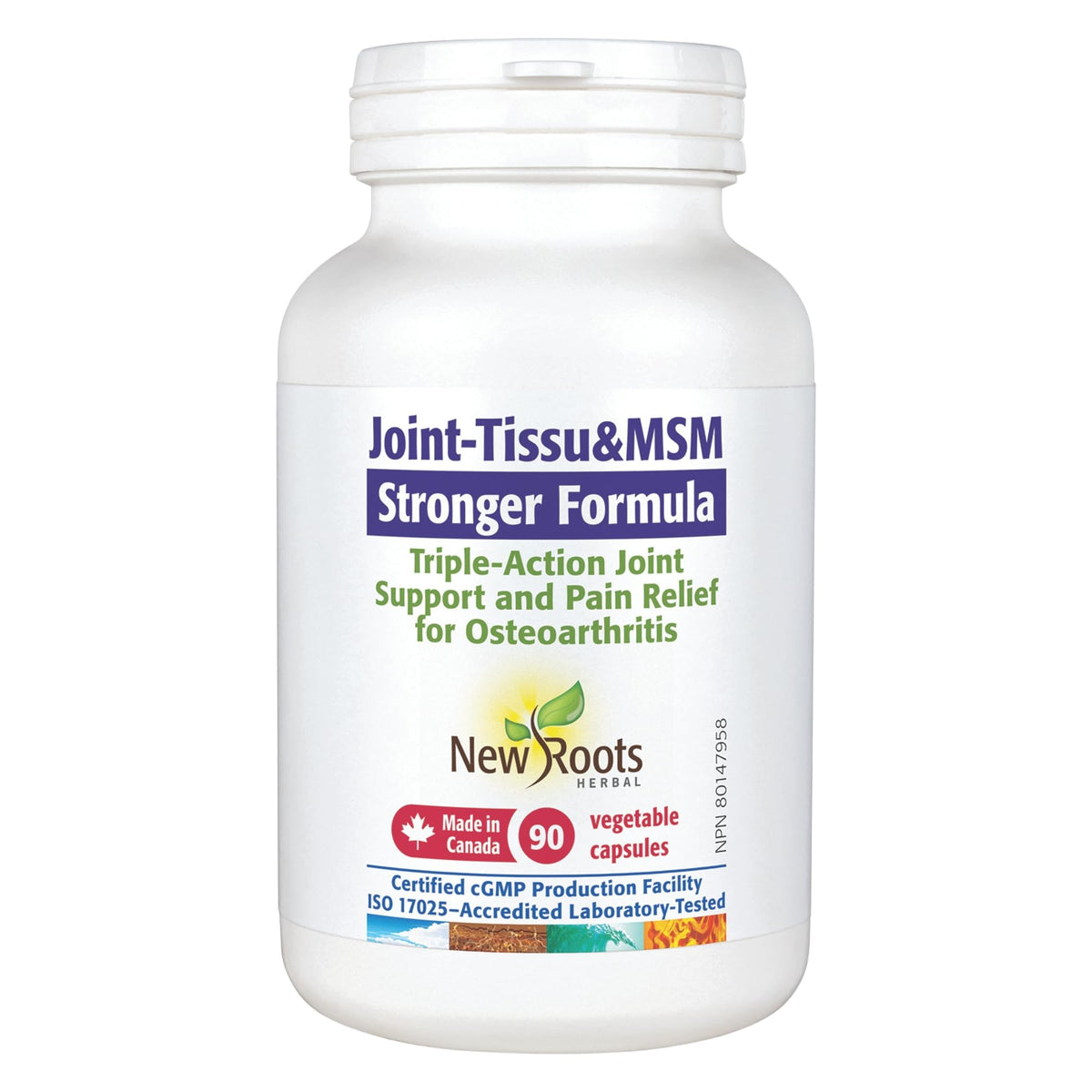 New Roots Herbal - Joint-Tissu&MSM - 90 Veg Capsules